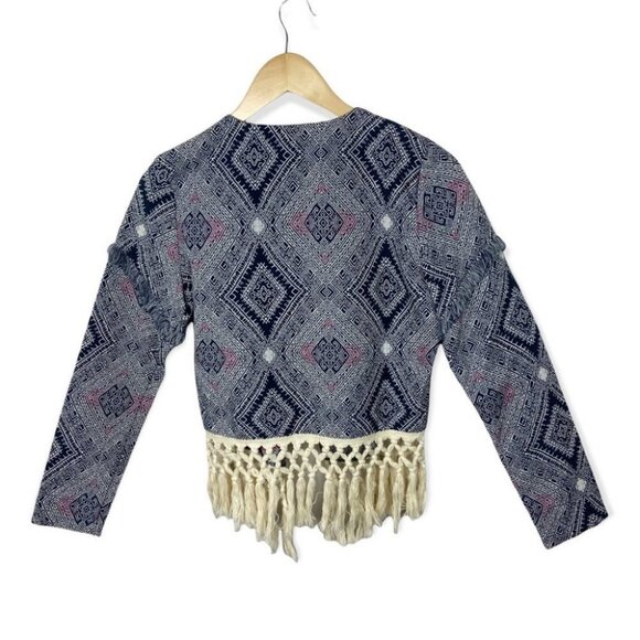 Rory Beca Anthropologie Revolve Bikes Jacket Fringe Hippie Bohemian Size XS Boho - Picture 5 of 14